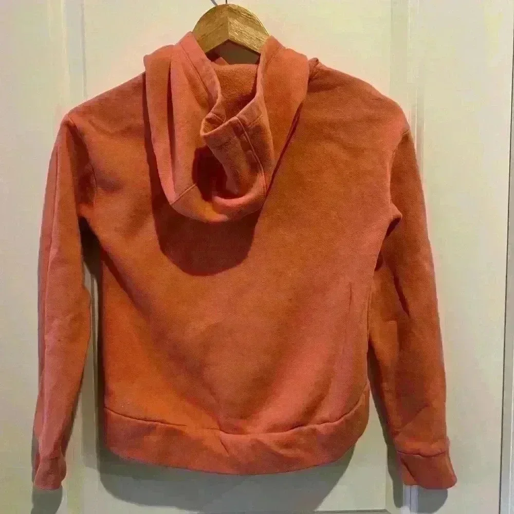 NikeSportswear Kids' Club Fleece Hoodie Girls Size M Pink Salt - Picture 6 of 16
